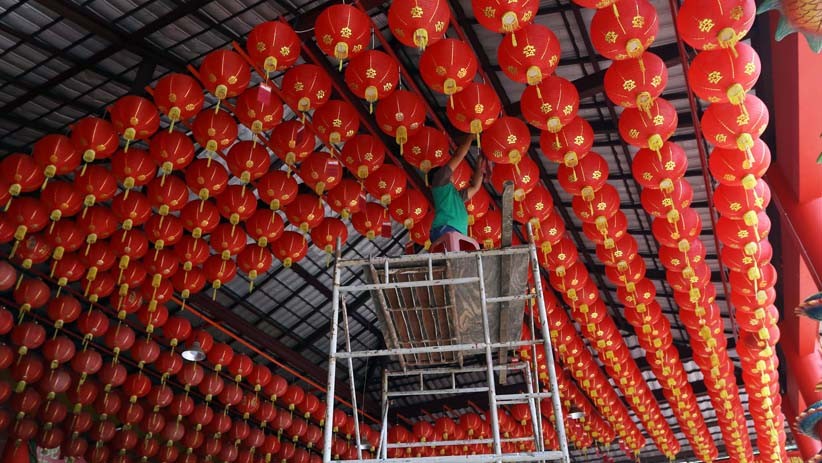 Begini Persiapan Imlek di Wihara Avalokitsvara Tangerang - Bagian 2