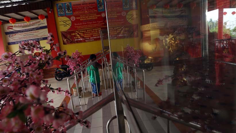 Begini Persiapan Imlek di Wihara Avalokitsvara Tangerang - Bagian 4