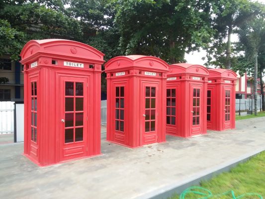Ada Bilik Merah untuk Buang Hajat di Majalengka Mirip Telepon Umum di Inggris