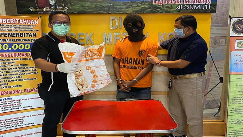 Pencuri 3 Kucing di Medan Ditangkap Polisi