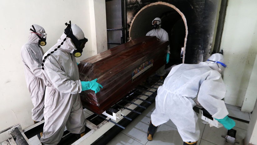 Ratusan Jenazah Korban Covid-19 Dikremasi di Krematorium Keputih Surabaya - Bagian 1