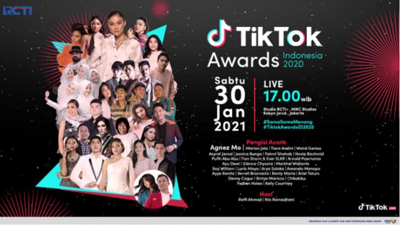 Berikut Sederet Artis yang Tampil di TikTok Awards Indonesia 2020 Malam ...