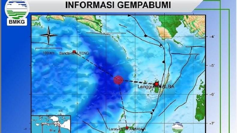 Gempa Hari Ini M4,0 di Perairan Maluku Tenggara, Tak ...