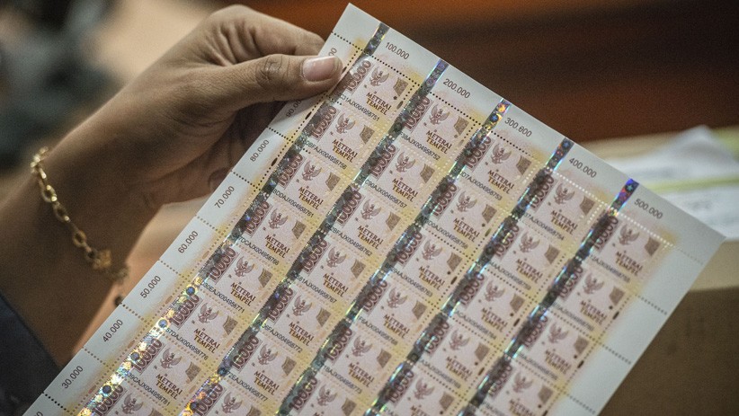 Penampakan Materai Baru Rp10.000, Dijual di Kantor Pos - Bagian 1