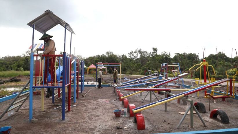 Kawasan Wisata Mangrove Gunung Anyar Surabaya Berbenah selama PPKM - Bagian 4