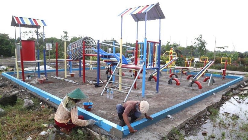 Kawasan Wisata Mangrove Gunung Anyar Surabaya Berbenah selama PPKM - Bagian 2