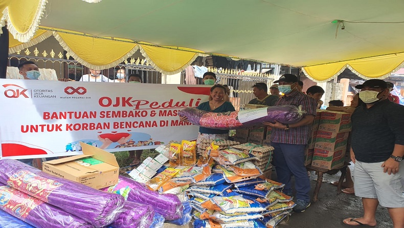 IPOJK Sulutgomalut Bantu Korban Banjir dan Tanah Longsor di Manado