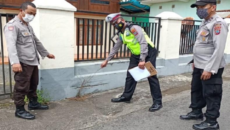 Motor Ngebut Tabrak Pagar Rumah, Pemuda Remboken Tewas 