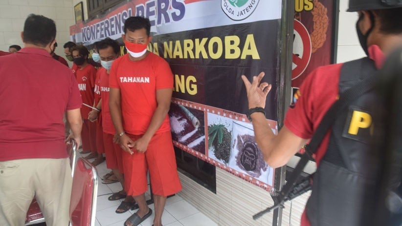 Polda Jateng Ungkap 185 Kasus Narkoba Selama Januari 2021 - Bagian 2