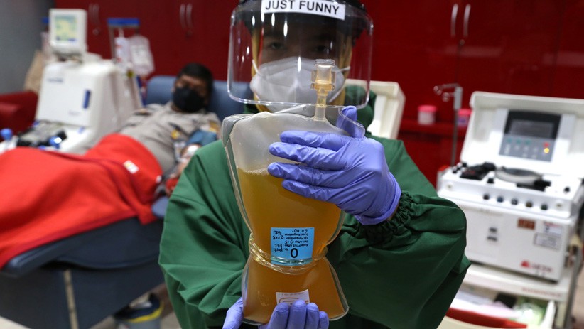 Stok Kosong, Antrean Plasma Konvalesen di PMI Surabaya Capai 574 Permintaan 