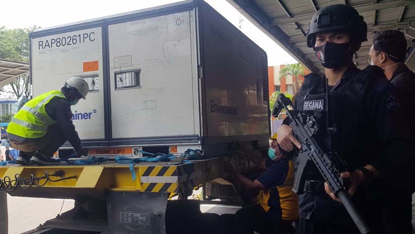 11 Juta Dosis Vaksin Covid-19 Sindovac Tahap 4 Tiba di Bandara Soetta - Bagian 2