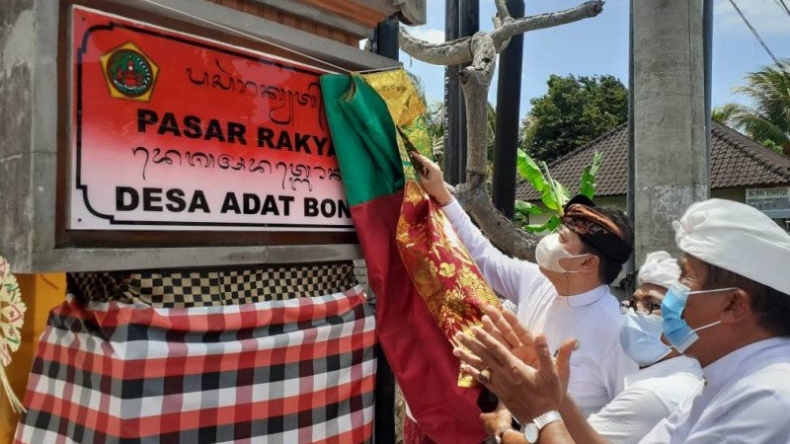 Pasar Rakyat Bona Gianyar Diresmikan Usai Terbakar 2018