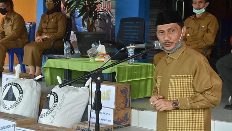 Pemkab Gorontalo Kirimkan Bantuan untuk Korban Bencana Sulbar-Sulut