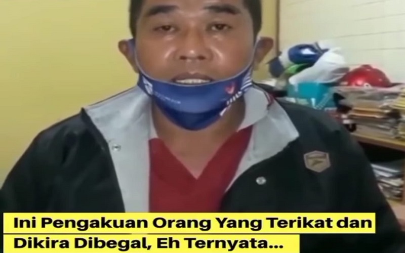 Video Pria Terikat di Cianjur Ternyata Hoaks, Polisi Selidiki Motif Pelaku