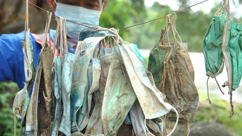 Masyarakat di Belitung Dilarang Buang Masker Bekas Sembarangan