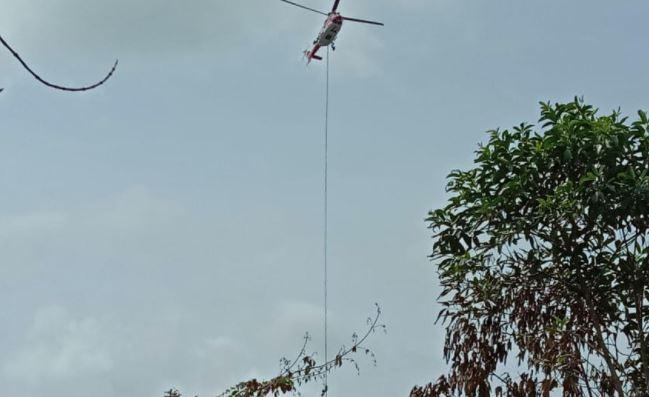 Helikopter Dikerahkan Padamkan Kebakaran Hutan dan Lahan di Siak