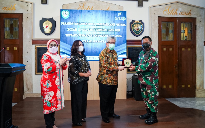 Garap Jasa Perbankan di Lingkungan TNI, Bank BJB Kerja Sama dengan Kodam Siliwangi