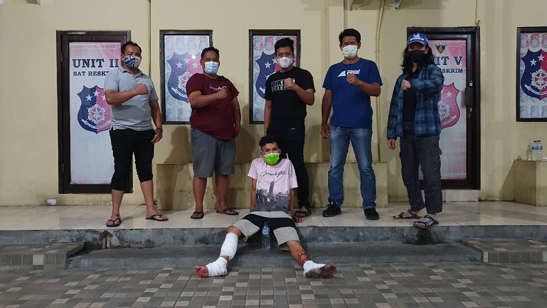 Dor! Residivis di Manado Tumbang  karena Nekat Melawan Petugas usai Ditangkap 