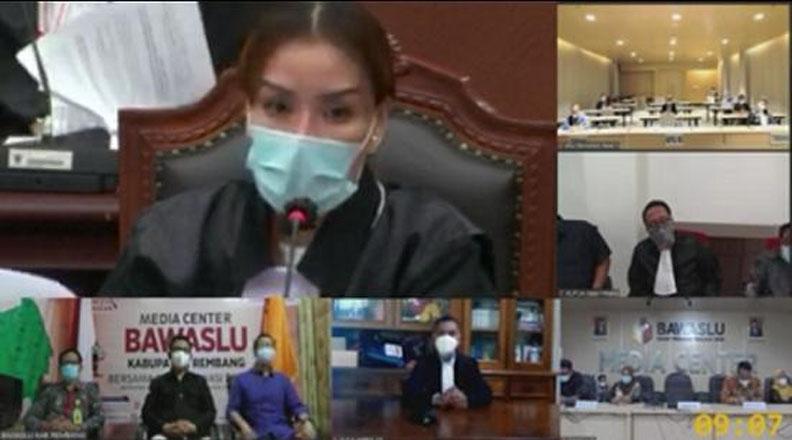 KPU Rembang Sebut MK Tak Berwenang Adili Permohonan Paslon Harno-Bayu