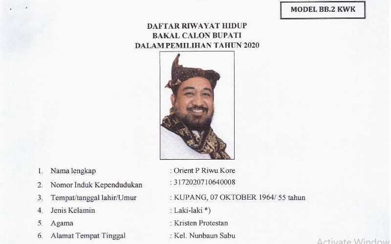 title Profil Bupati Terpilih Sabu Raijua NTT yang Ternyata Warga AS, Lama Berkarier di LA Profil Bupati Terpilih Sabu Raijua NTT yang Ternyata Warga AS, Lama Berkarier di LA