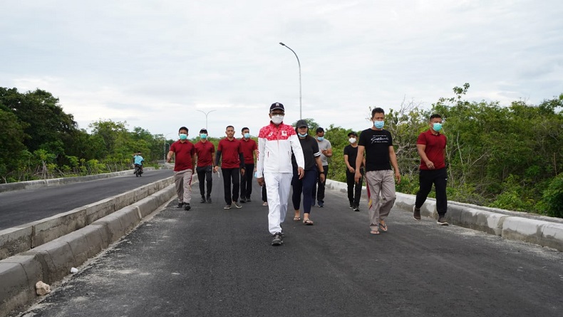 Progres Pembangunan Infrastruktur Penunjang Pariwisata Bira Sudah 90 Persen