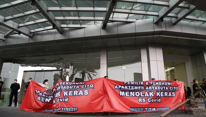 Usai Pedagang, Giliran Penghuni Apartemen Tolak RS Khusus Covid-19 di Cito Mall Surabaya
