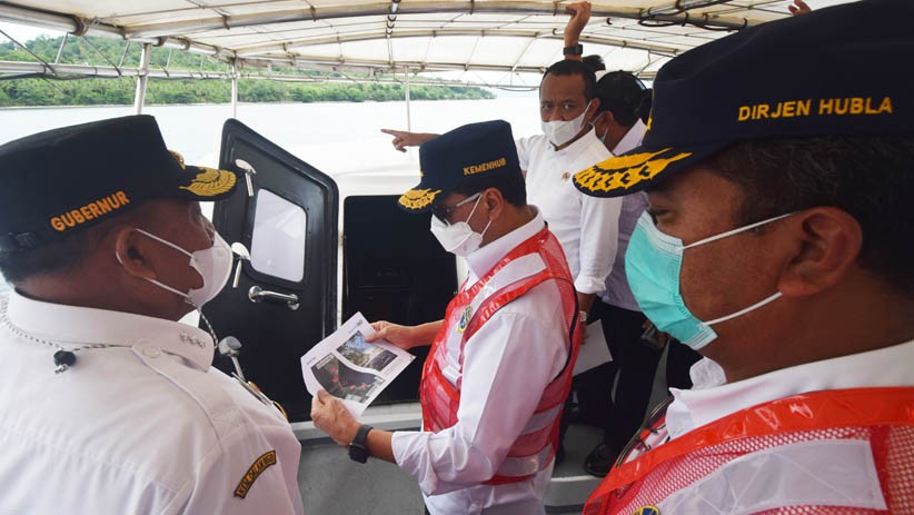 Menhub Budi Karya Sumadi Cek Pembangunan Ambon New Port - Bagian 3