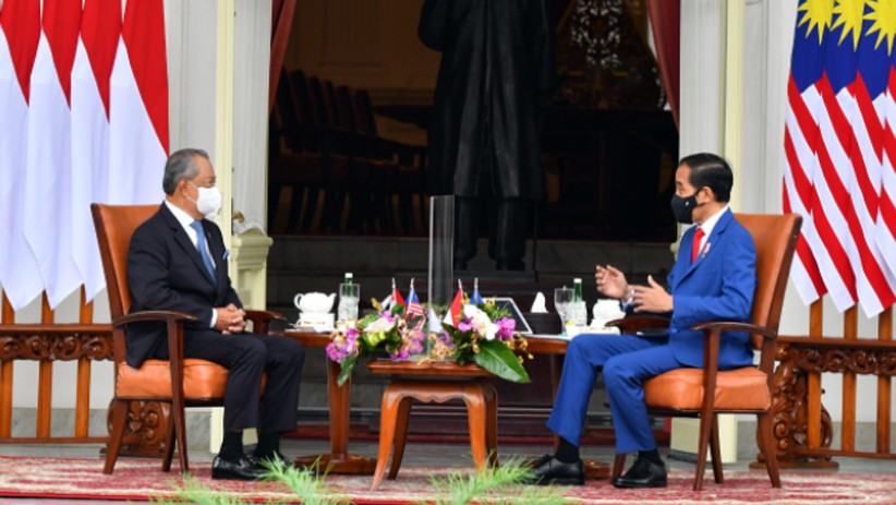 Momen Pertemuan Presiden Jokowi dan PM Malaysia Muhyiddin Yassin di Istana - Bagian 1