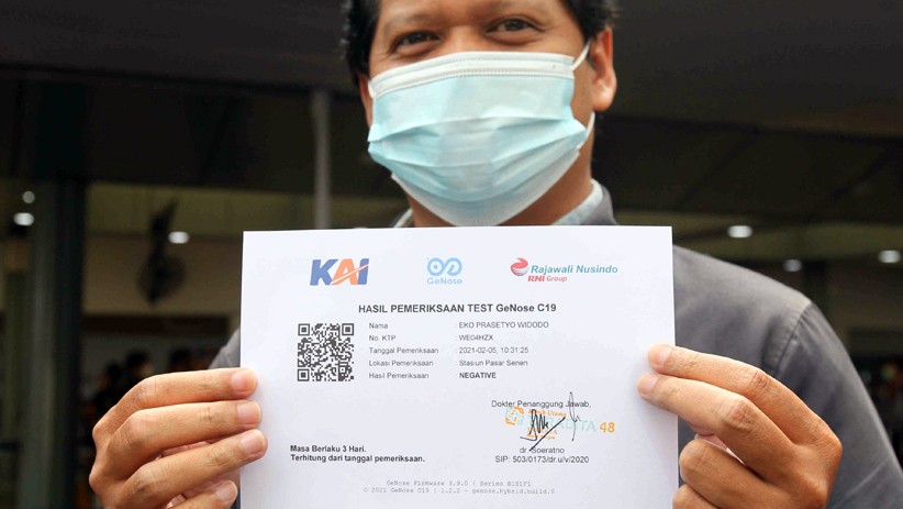 GeNose Mulai Digunakan Penumpang Kereta Api Hari Ini, Begini Suasananya - Bagian 6