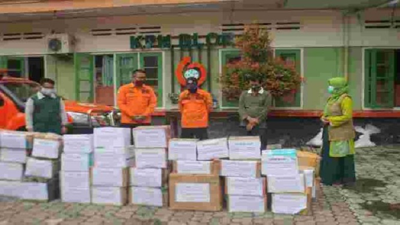 Peduli Bencana Kalimantan dan Sulawesi, Saka Wanabhakti Blora Kirim Bantuan Sembako 