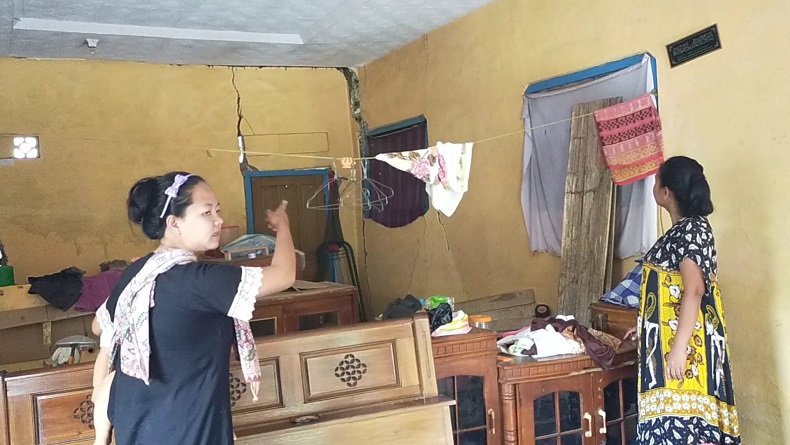 Bencana Pergerakan Tanah Rusak Puluhan Rumah di Tasikmalaya, 9 Ha Lahan Terbelah