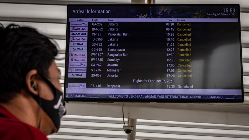 Bandara Ahmad Yani Semarang Tutup, Penerbangan Dibatalkan, Penumpang Dievakuasi - Bagian 3