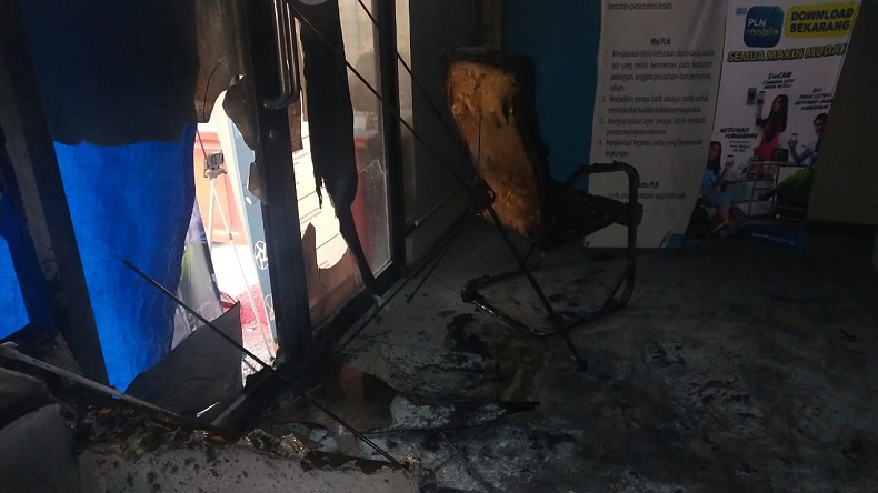 Kantor PLN di Langkat Dibakar OTK, Petugas Keamanan Sempat Dengar Ledakan