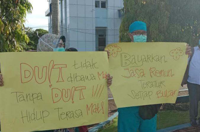 Insentif Covid Tak Kunjung Cair Nakes Rsud Bengkulu Demo Ke Gubernur Bagian 1