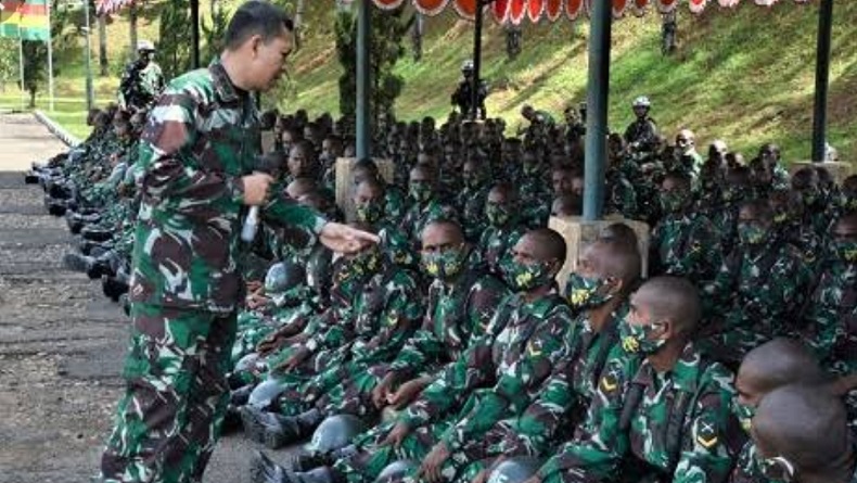 1.000 Putra-Putri Asli Papua Ikuti Pendidikan Bintara TNI di Sejumlah Rindam di Jawa