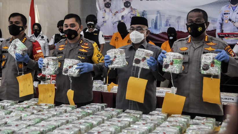 258 Kg Sabu Hasil Tangkapan Pengedar Jaringan Internasional Diamankan di Depok - Bagian 1