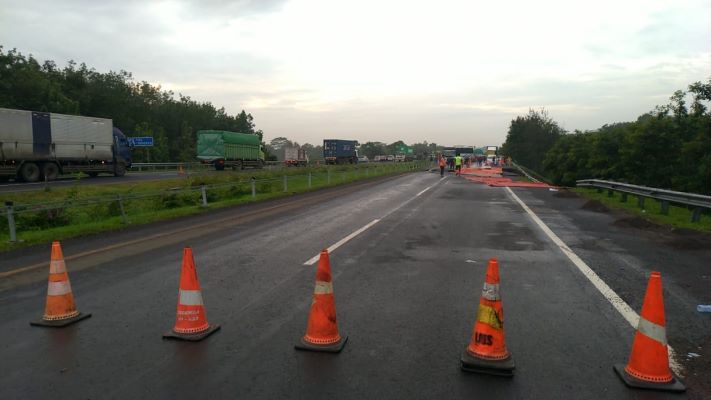 Pascaambles, Km 122  Tol Cipali Tak Bisa Dilintasi Kendaraan hingga 2 Pekan