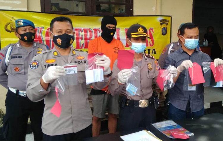 Dipakai untuk Menyewa Motor, Polsek Gondokusuman Yogyakarta Ungkap Pemalsuan Dokumen