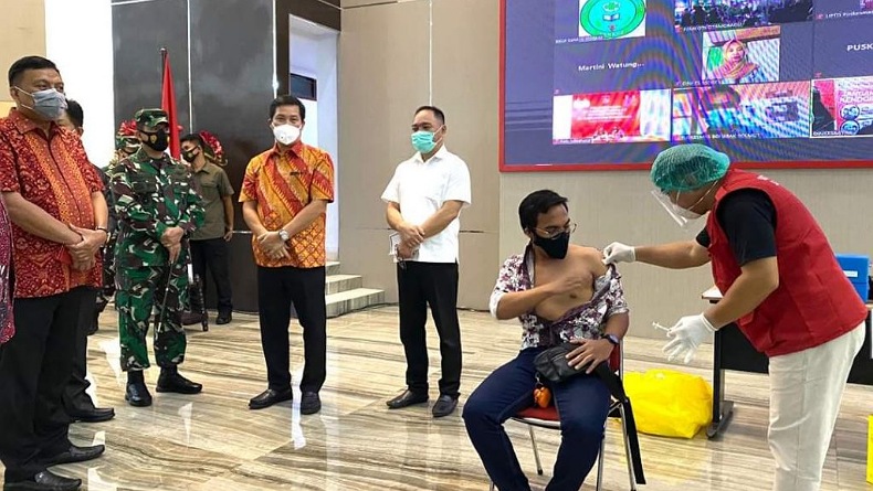 13.518 SDM Kesehatan di Sulut Sudah Divaksin, Manado Terbanyak 