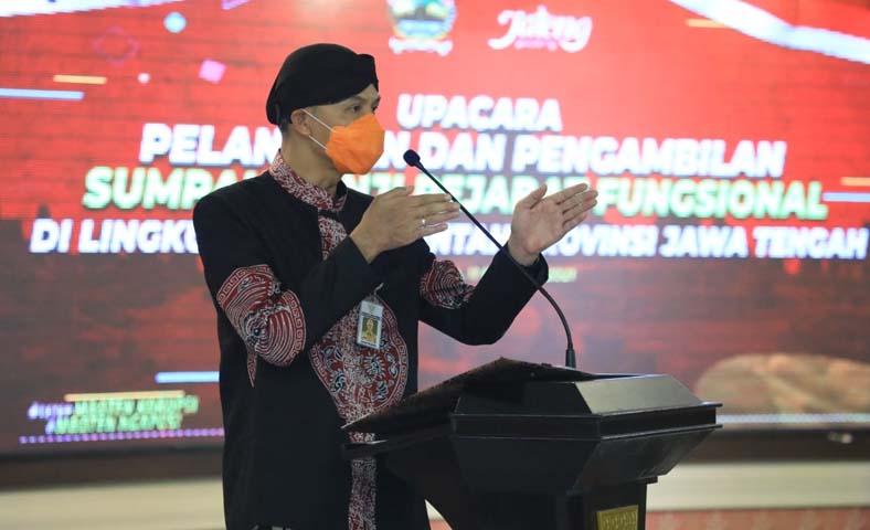 Larang ASN Jateng Terafiliasi Organisasi Terlarang, Ganjar: Kalau Nekat Tak Copot