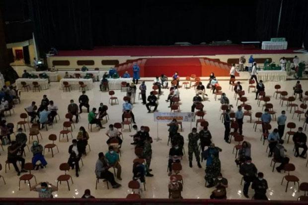 Vaksinasi Nakes Tahap Kedua Digelar di Grha Sabha UGM