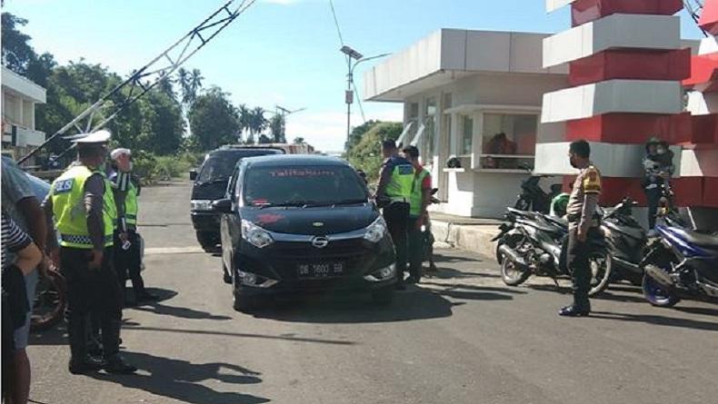 Cegah Covid-19, Petugas Gabungan Perketat Pemeriksaan di Pos Terpadu KEK Bitung