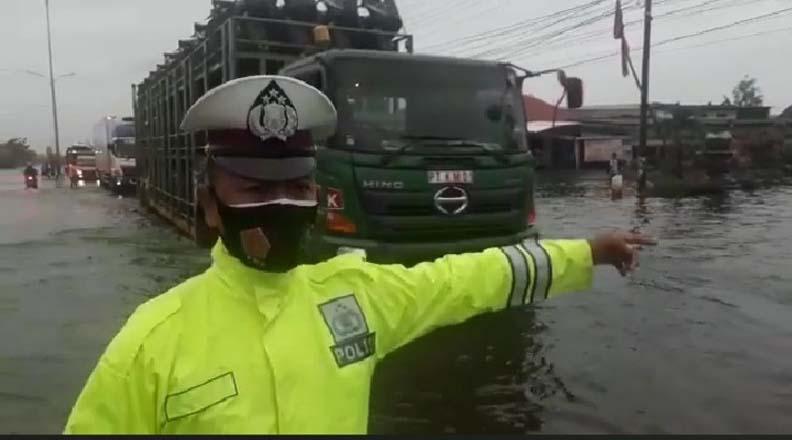Arus Lalu Lintas di Kaligawe Semarang Normal, Genuk Masih Tersendat