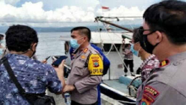 Antisipasi Peredaran Narkoba, Kapolres Minsel Pimpin Patroli Perairan di Teluk Amurang