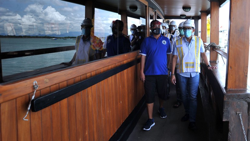 Sandiaga Uno Tinjau Pengembangan Bali Maritime Tourism Hub di Pelabuhan Benoa - Bagian 1