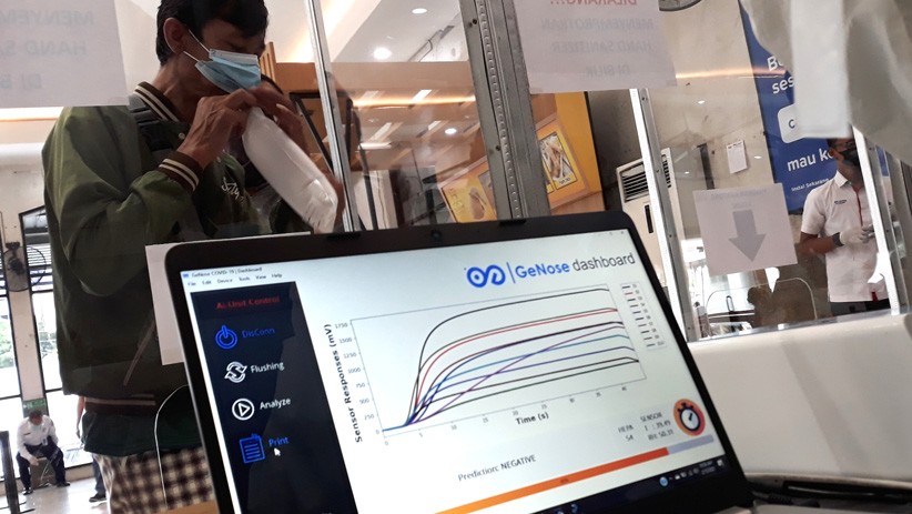 GeNose Mulai Diterapkan di Stasiun Pasar Turi Surabaya - Bagian 1