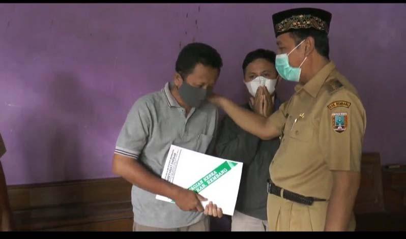 Bupati Rembang Beri Dukungan Semangat dan Tali Asih kepada Keluarga Anom Subekti 
