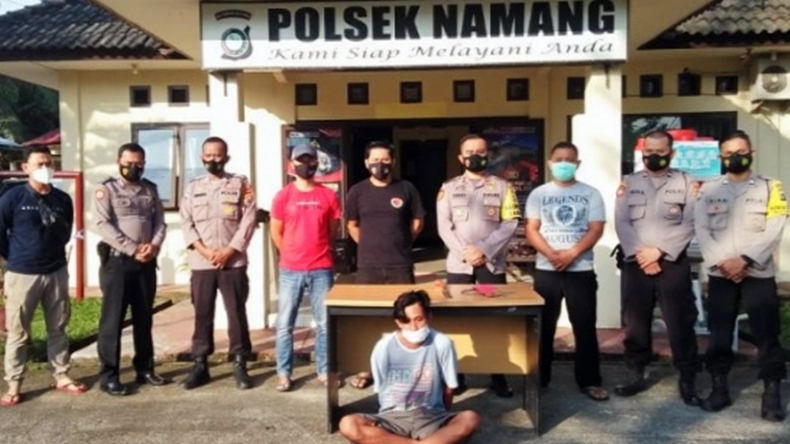 Sempat Kabur, Pembacok Adik Kandung di Bangka Tengah Akhirnya Ditangkap Polisi