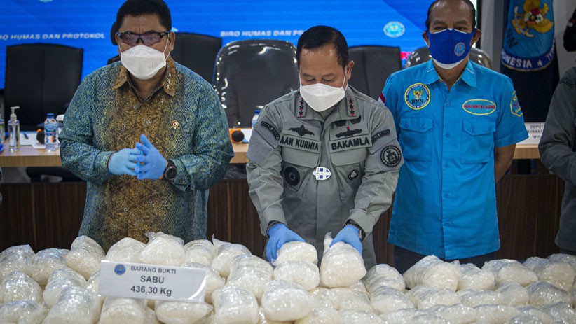 BNN dan Bakamla Ungkap Peredaran 466,19 Kg Sabu dari 4 Lokasi - Bagian 1