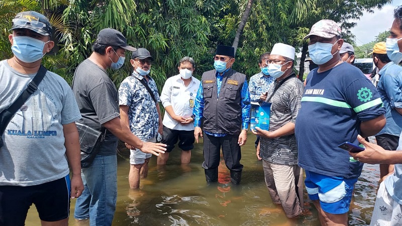Terendam Banjir, Puluhan Warga di Sidoarjo Mengungsi ke Rusun  
